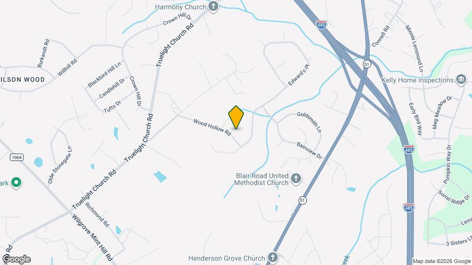 10723 Wood Hollow Rd Map and Location Details