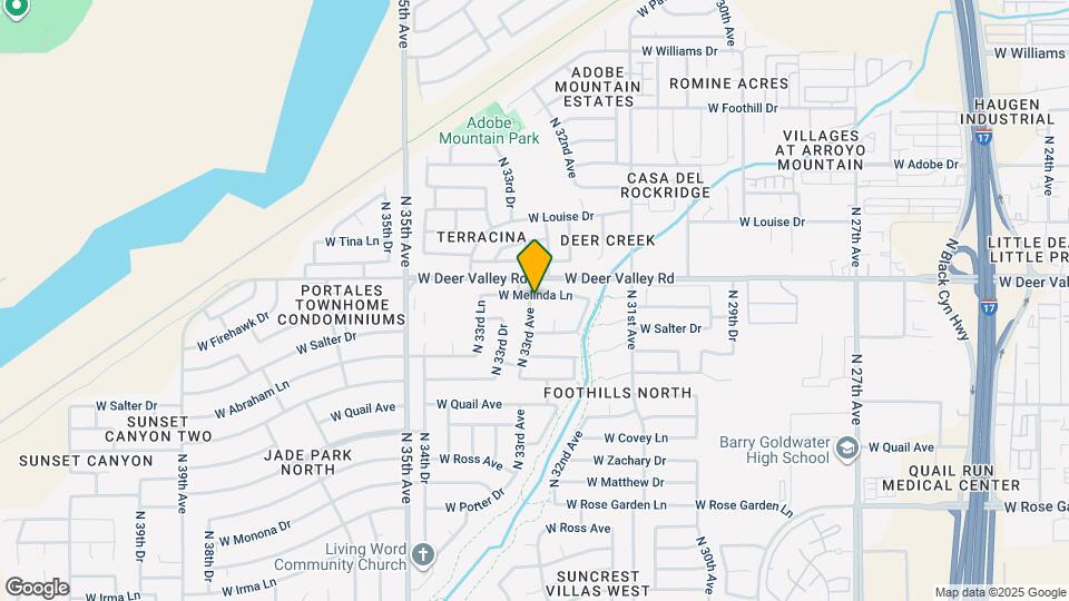 3261 W Melinda Ln Map and Location Details