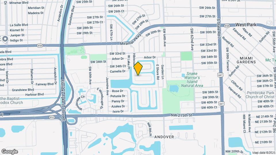 6640 Dahlia Dr-Unit -1 Map and Location Details