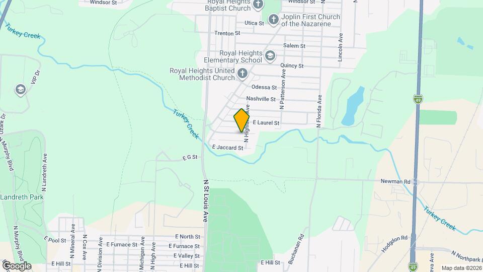 1880 Kensington St Map and Location Details