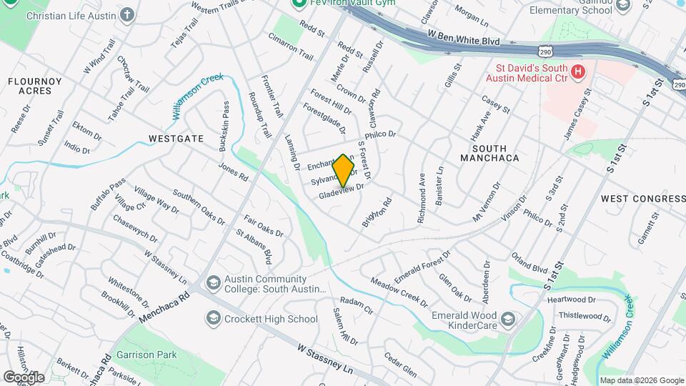 4901 Gladeview Dr Map and Location Details