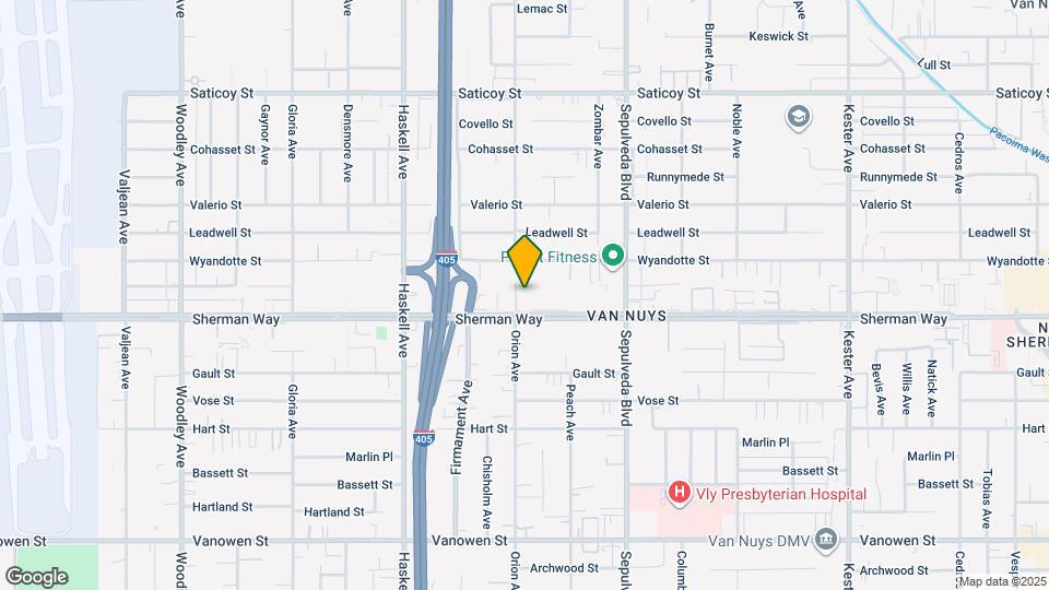 15455 Sherman Way, Unit 11 Map and Location Details