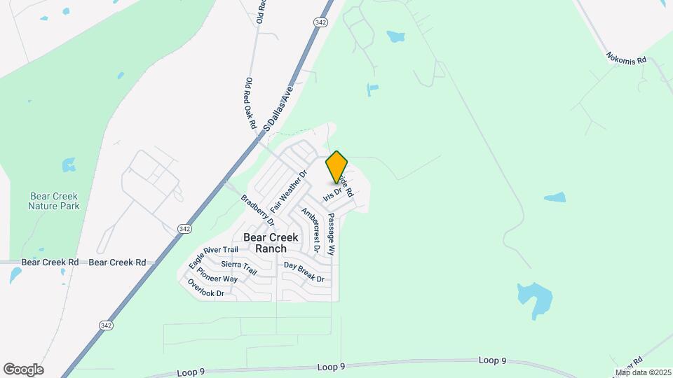 3025 Iris Dr Map and Location Details