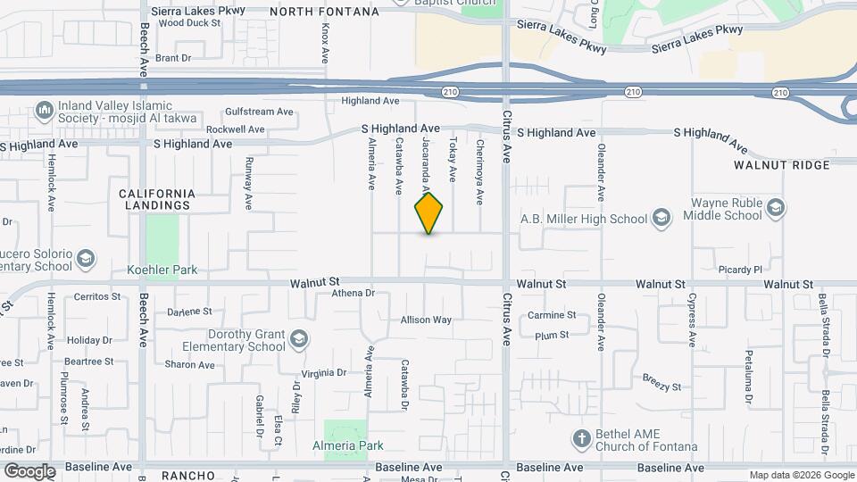 15931 Los Cedros Ave Map and Location Details