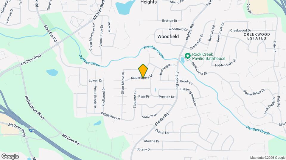 6855 Red Maple Ct Map and Location Details