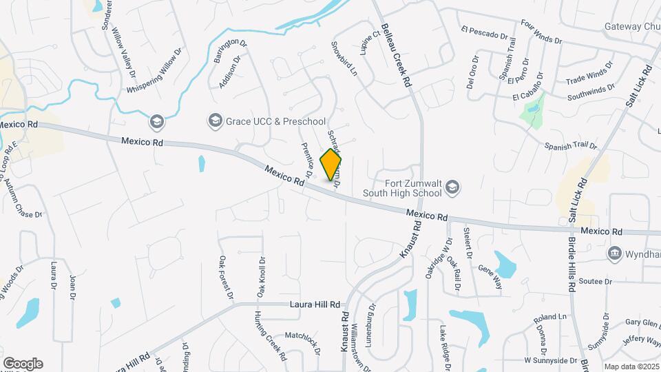 599 Schrader Farm Dr Map and Location Details