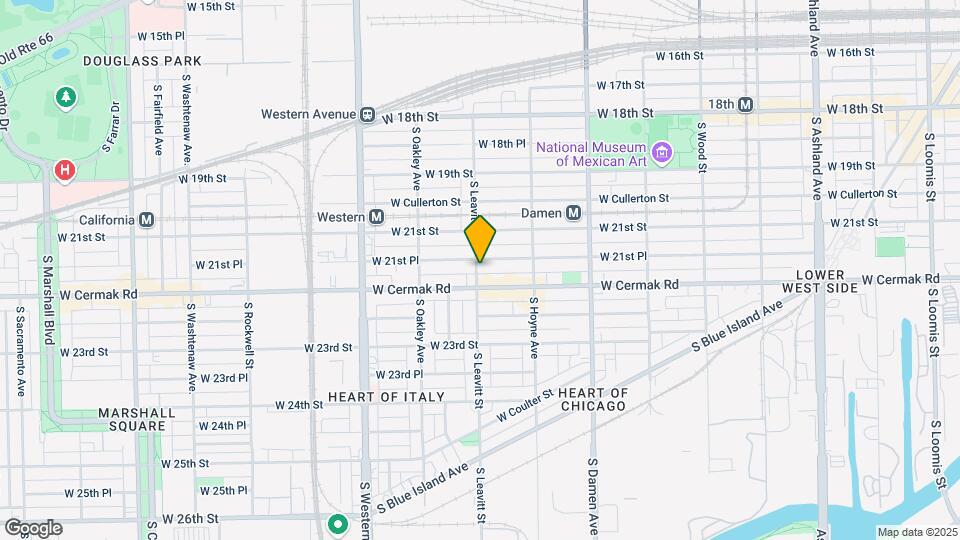 2157-2159 W 21st Pl Map and Location Details