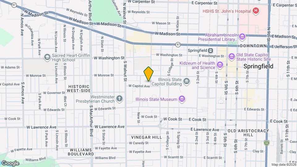333 S Lewis St Map and Location Details