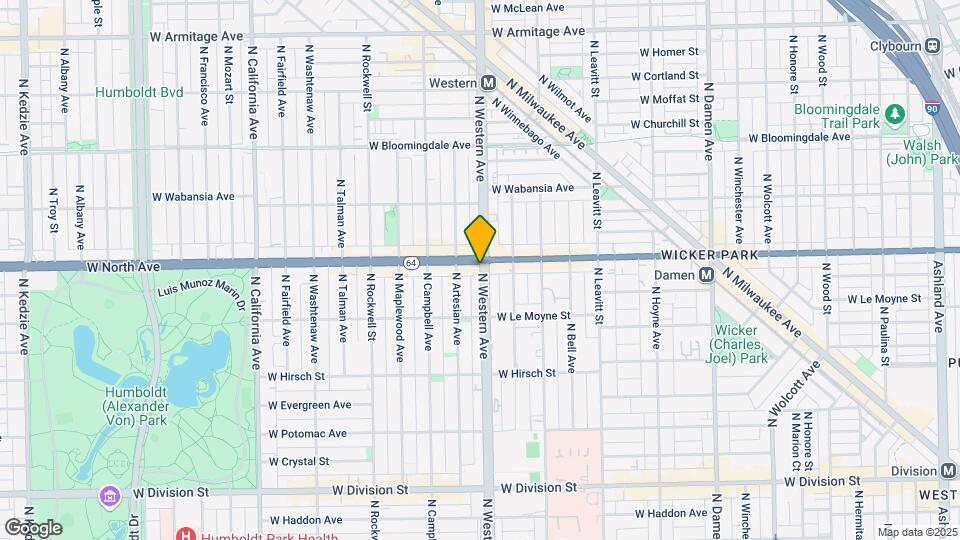 2401 W North Ave Map and Location Details