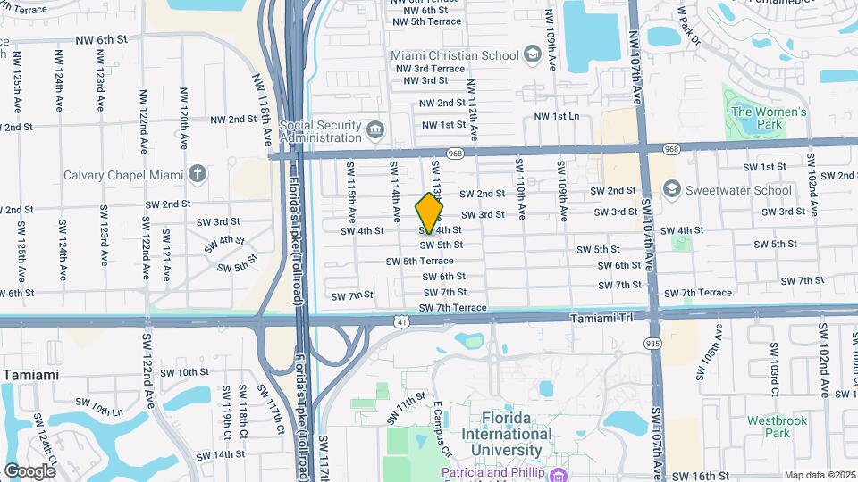 11321 SW 5th St-Unit -2 Map and Location Details