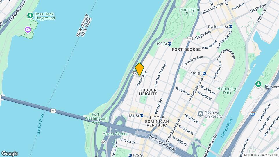 220 Cabrini Blvd Mapa y Detalles de la Ubicación