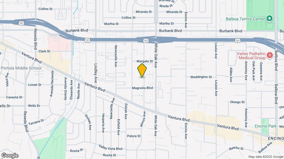 5243 Yarmouth Ave, Unit 33 Map and Location Details