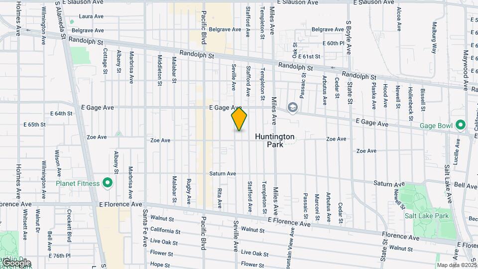 6528 Seville Ave Map and Location Details