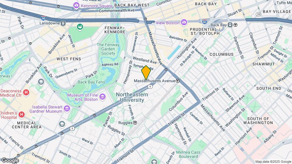80 Saint Stephen St, Unit G-1 Map and Location Details