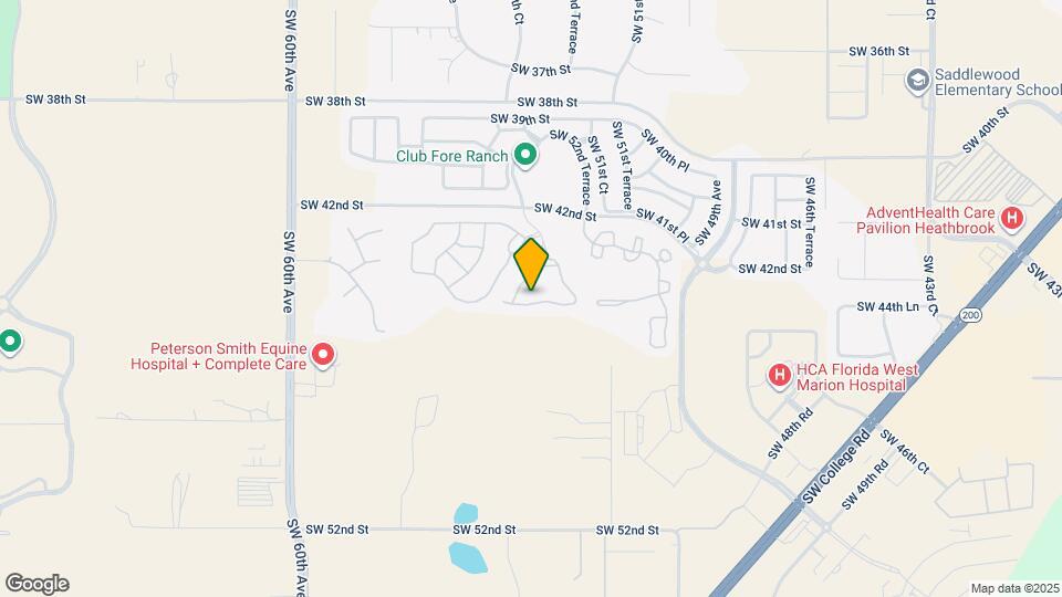 4525 SW 52nd Cir Map and Location Details