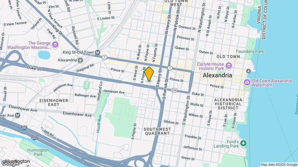 221 S Fayette St Map and Location Details