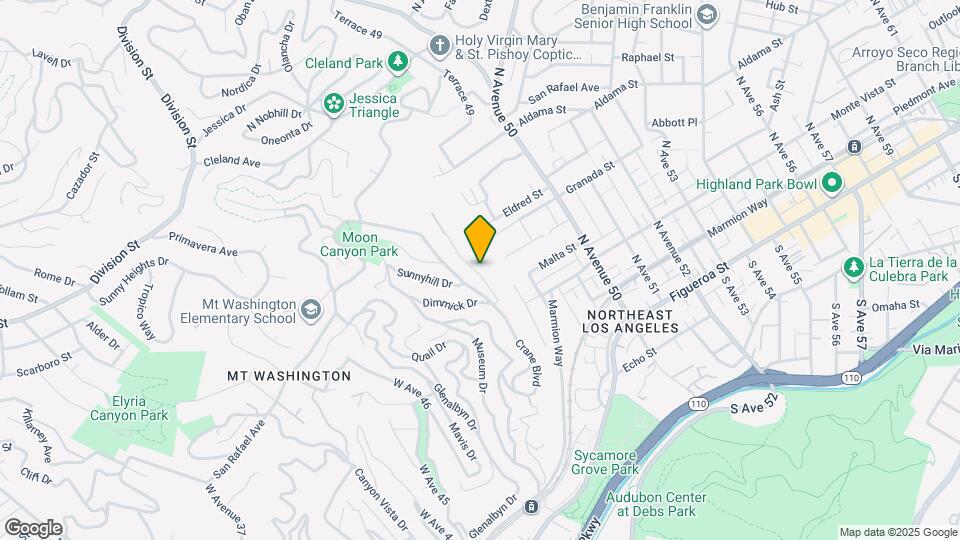 610 Cross Ave Map and Location Details