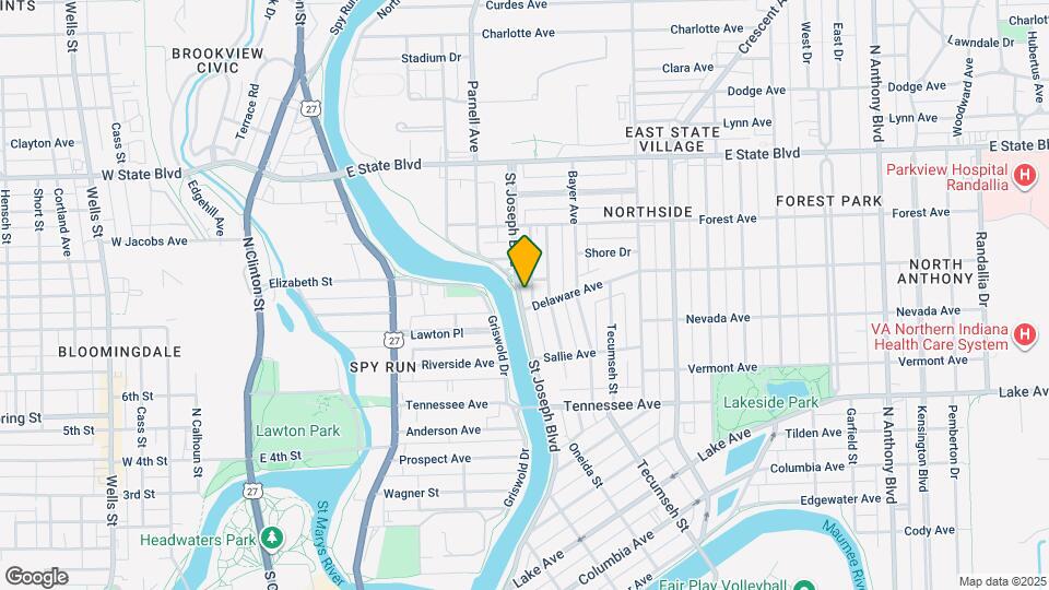 1814 St Joseph Blvd Map and Location Details