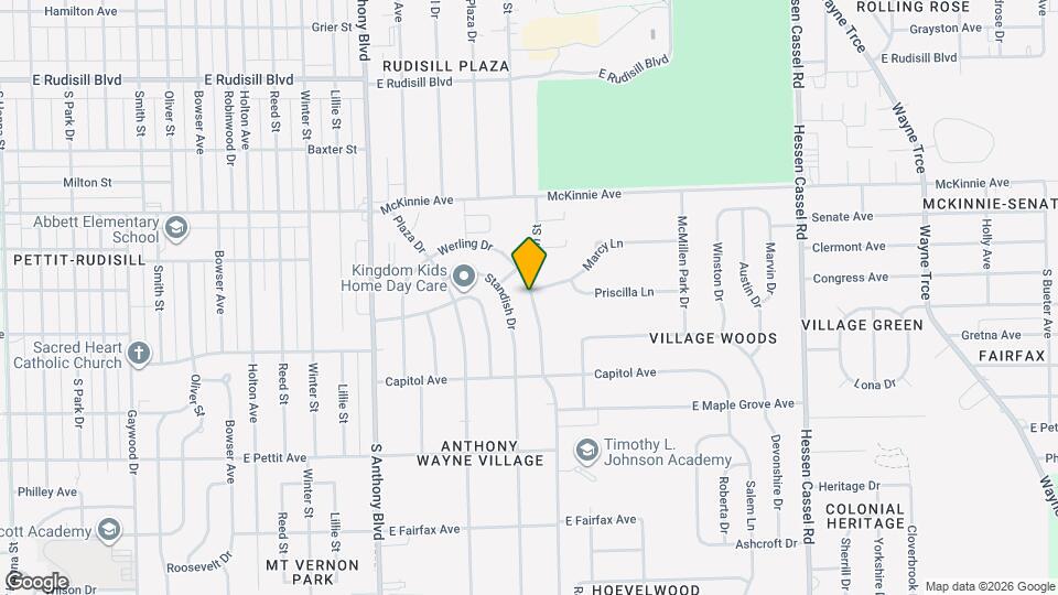 4412 Werling Dr Map and Location Details