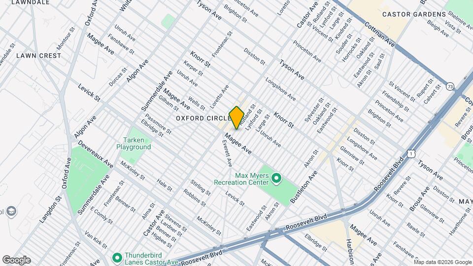 6617 Rutland St Map and Location Details