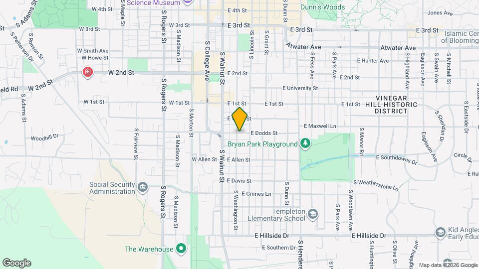 202 E Dodds St Map and Location Details