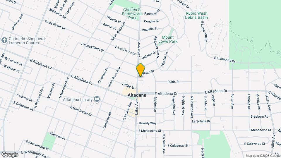 2688 Lake Ave Mapa y Detalles de la Ubicación