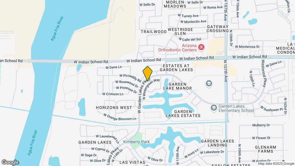 3810 N Wintergreen Way Map and Location Details