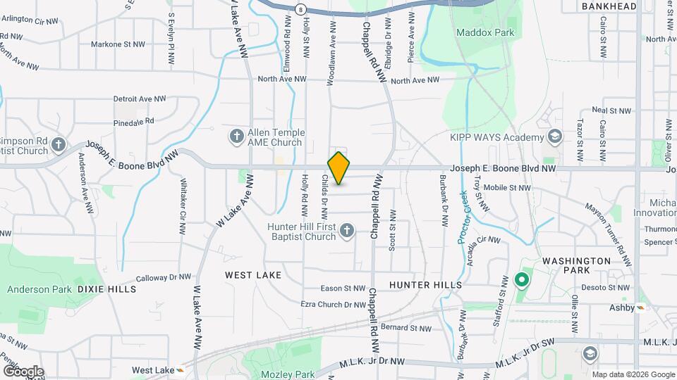 1459 Hawkins St NW Map and Location Details