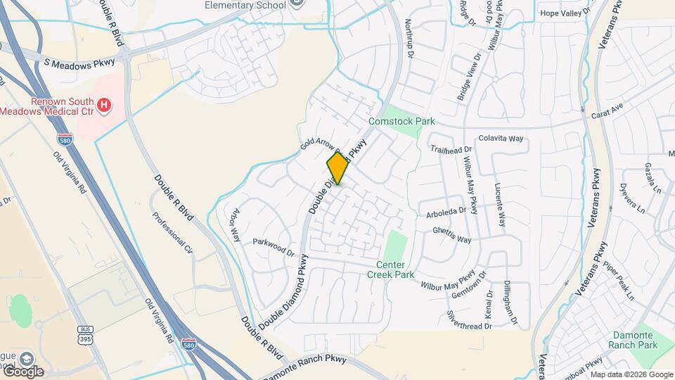 1601 Mountain Ln Map and Location Details