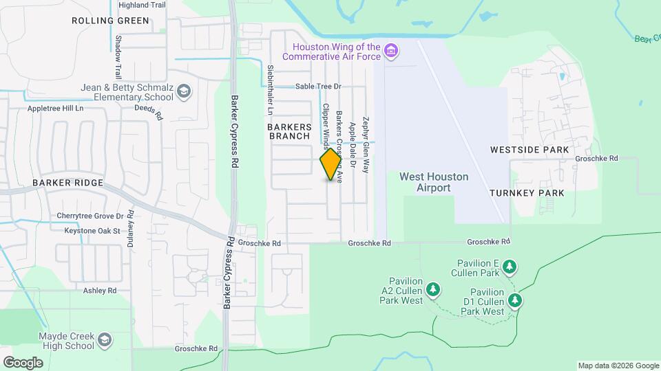 3218 Clipper Winds Way Map and Location Details