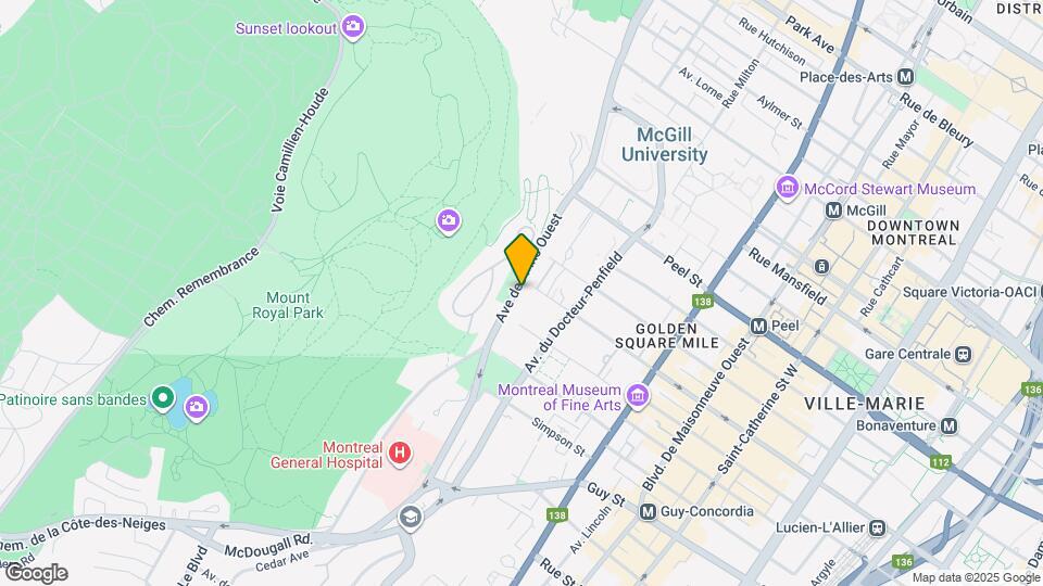 1276 Av des Pins O Map and Location Details