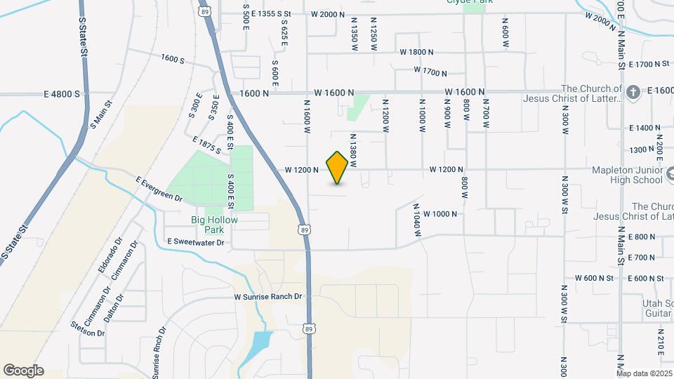 1452 W Meadow Ln, Unit 1452 Map and Location Details