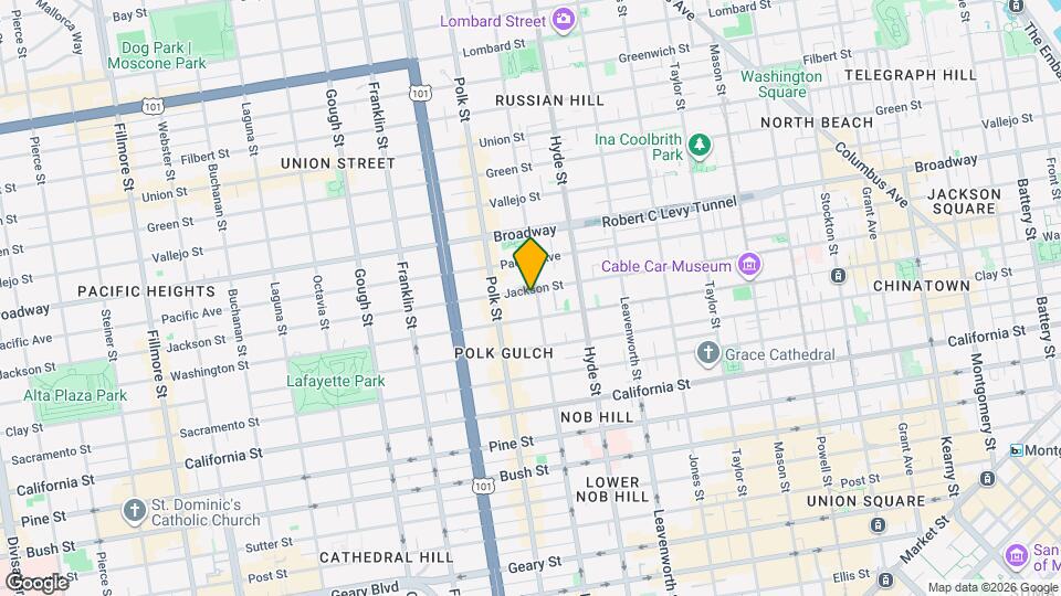 1515 Jackson St Map and Location Details