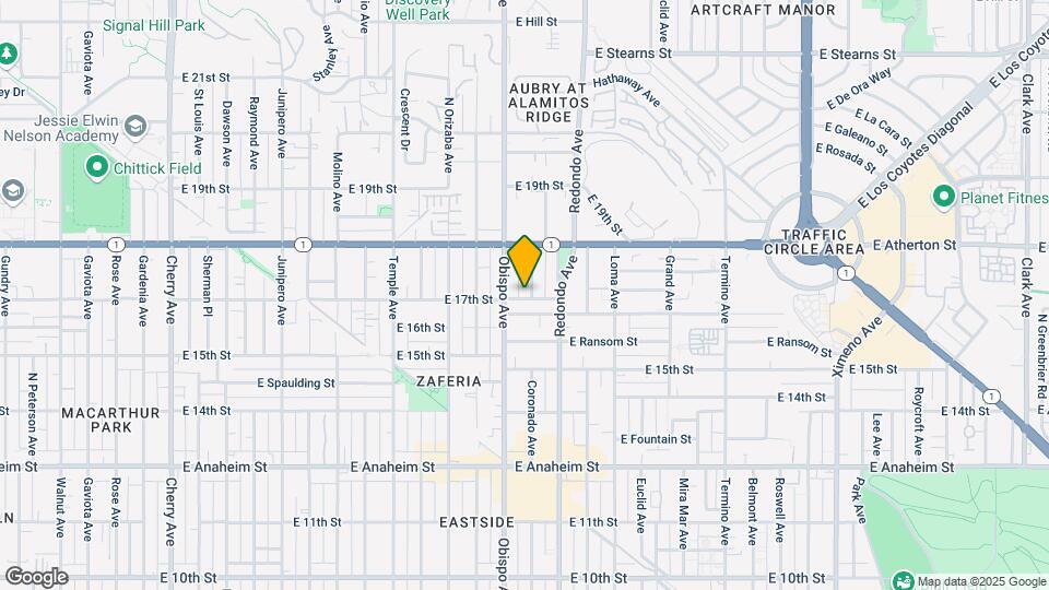 1701 Coronado Ave Map and Location Details