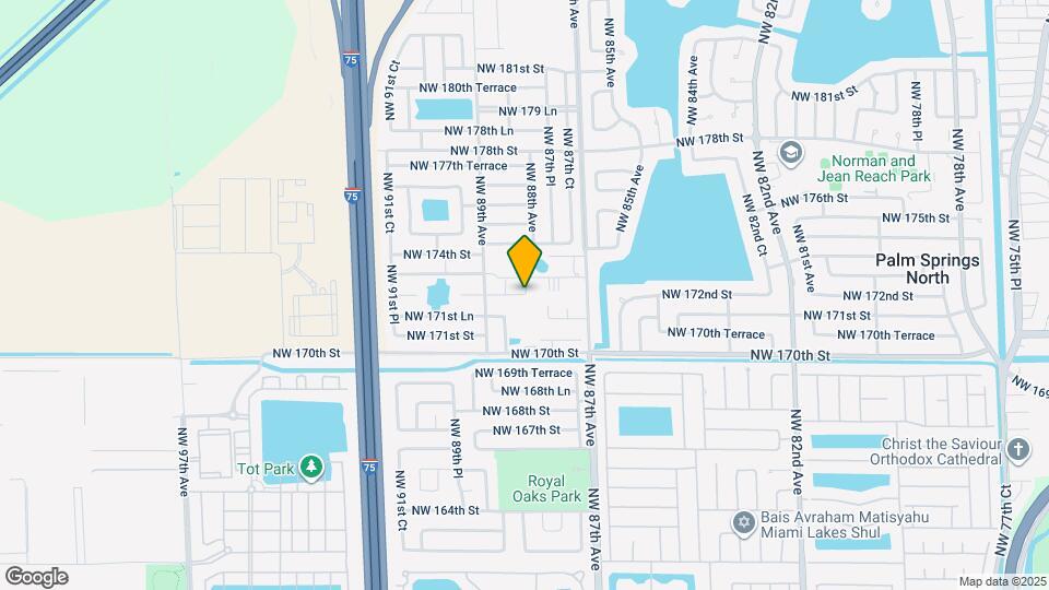 6024 NW 172nd Terrace Map and Location Details