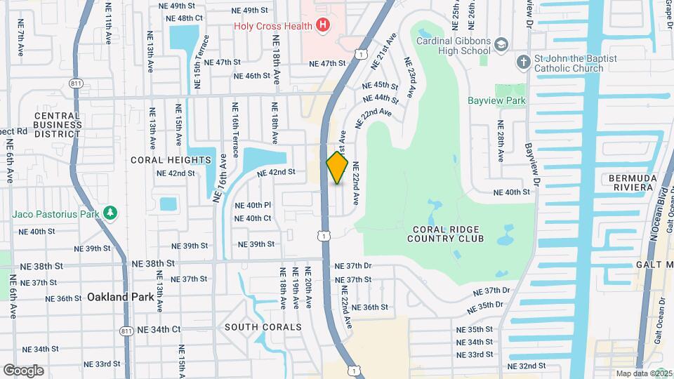 4001-4005 NE 21st Ave Mapa y Detalles de la Ubicación