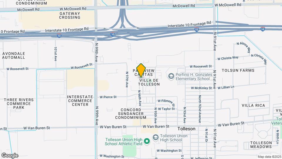 808 N 95th Dr Map and Location Details