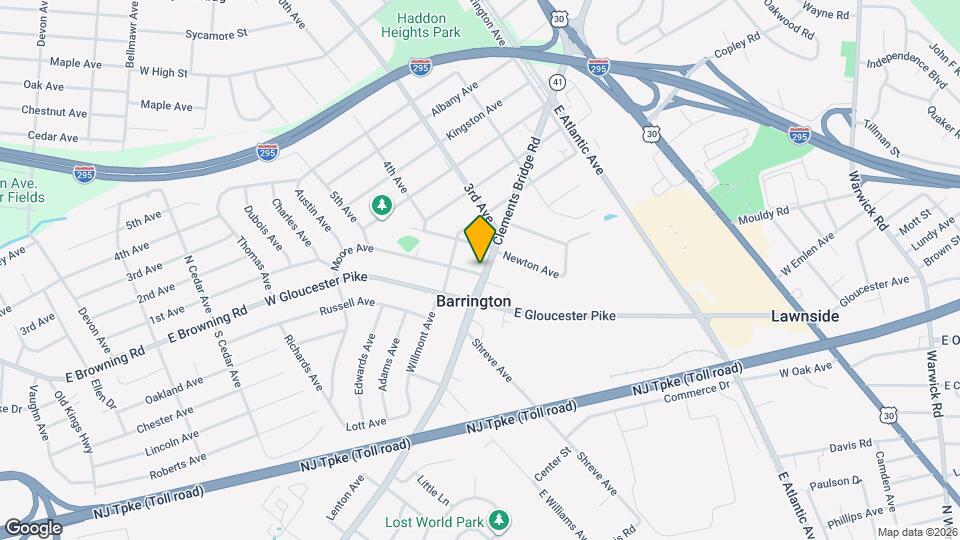 413 Clements Bridge Rd, Unit B Map and Location Details