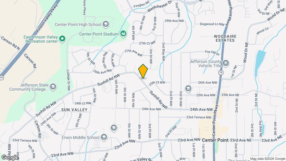 408 Sunhill Rd NW Map and Location Details