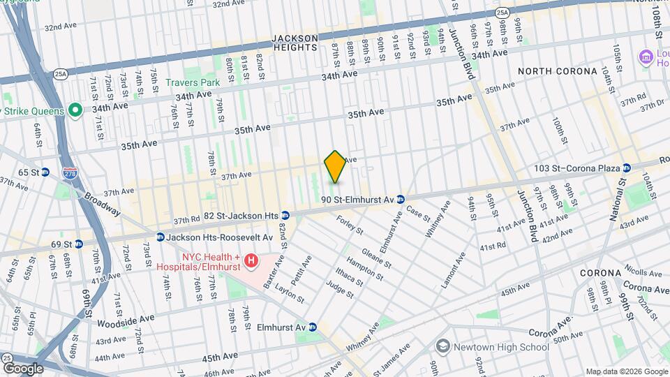 3742 86th St Map and Location Details