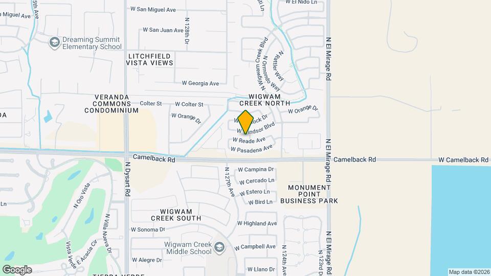 12606 W Reade Ave Mapa y Detalles de la Ubicación