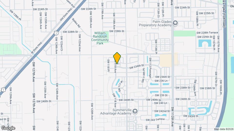 23391 SW 118 Ave Mapa y Detalles de la Ubicación