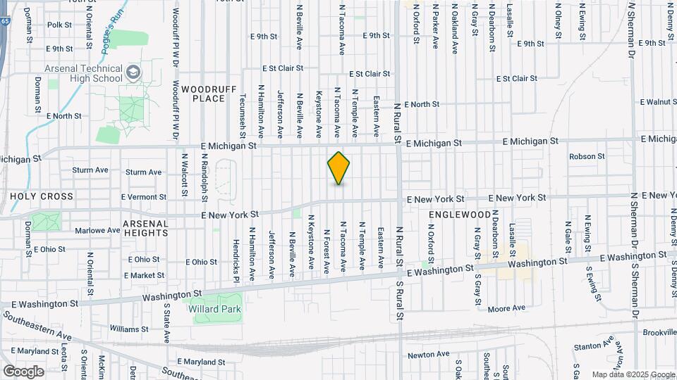 318 N Tacoma Ave Map and Location Details