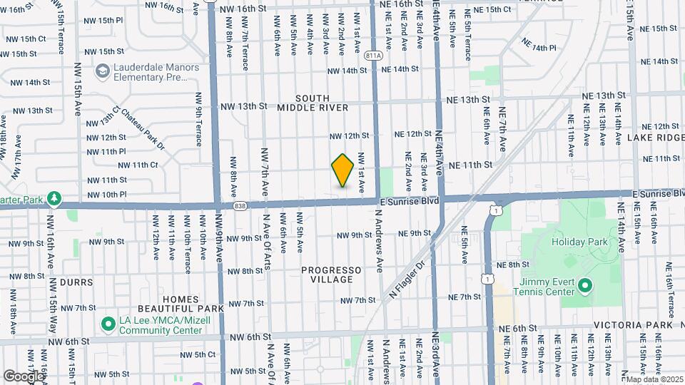 1011-1019 NW 2nd Ave Map and Location Details