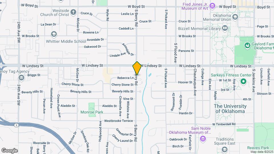 1301 S Berry Rd Map and Location Details