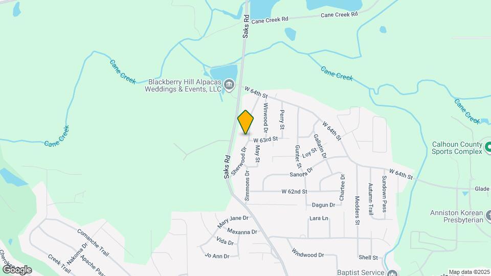 6304 Sherwood Dr Map and Location Details