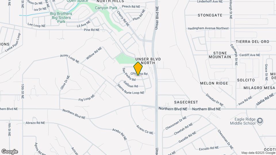 1820 San Pedro Rd Map and Location Details