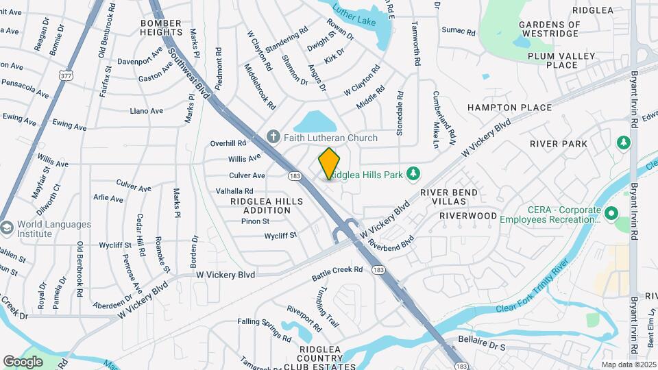 4905 Ridglea Hills Ct Map and Location Details
