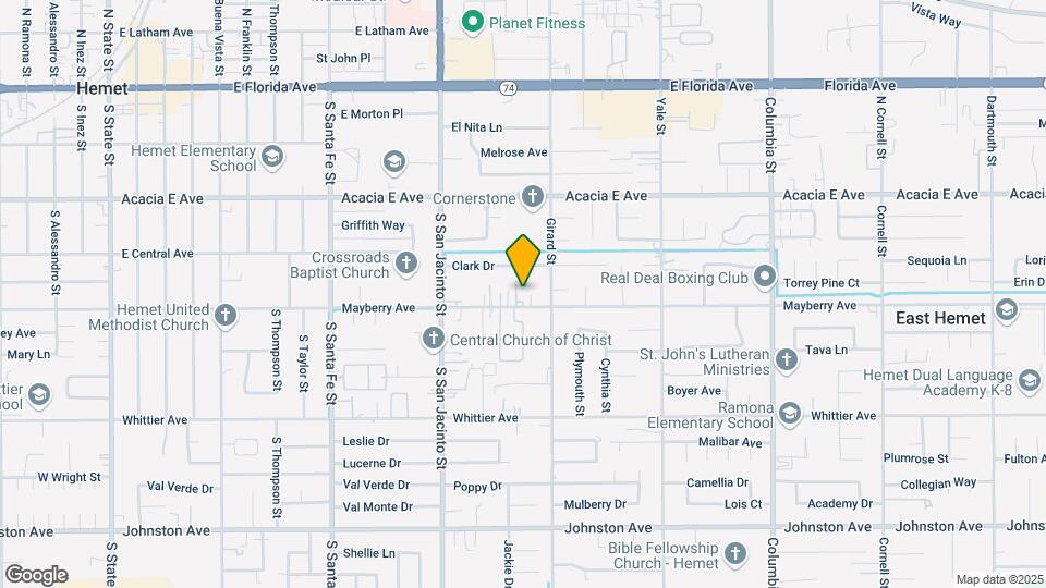 40412 Mayberry Ave Map and Location Details