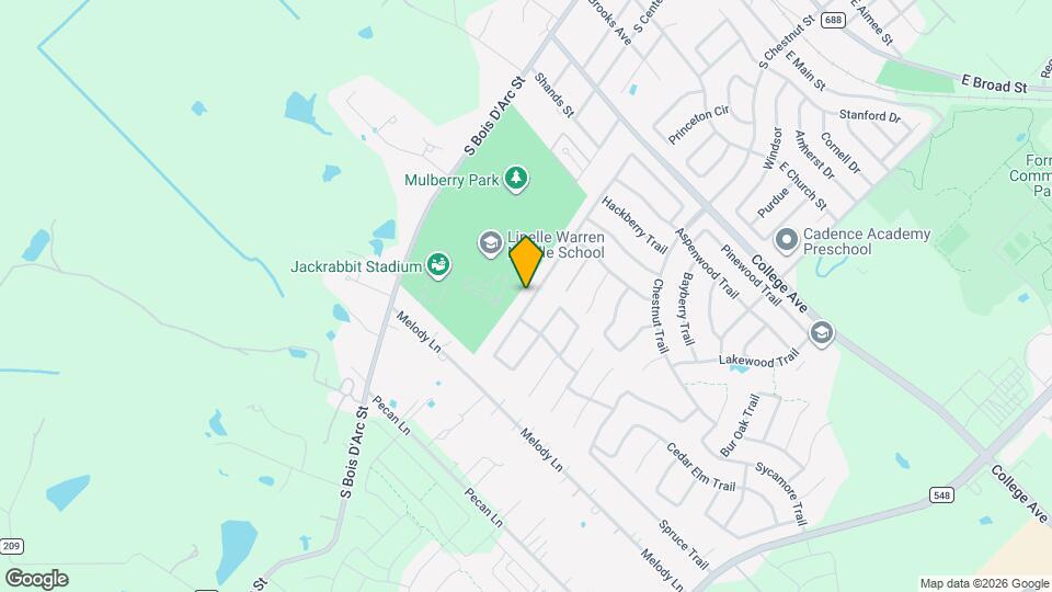 308 Chinaberry Trail Map and Location Details